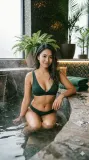 Threesome Kneel and Double Blo