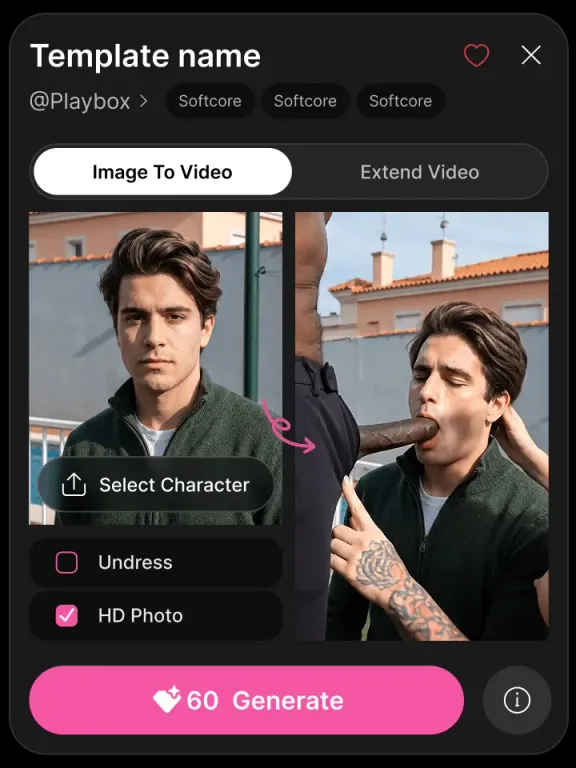 AI Gay Porn HD generation